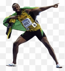 Usain Bolt - Usain Bolt Transparent Background Png,Usain Bolt Png