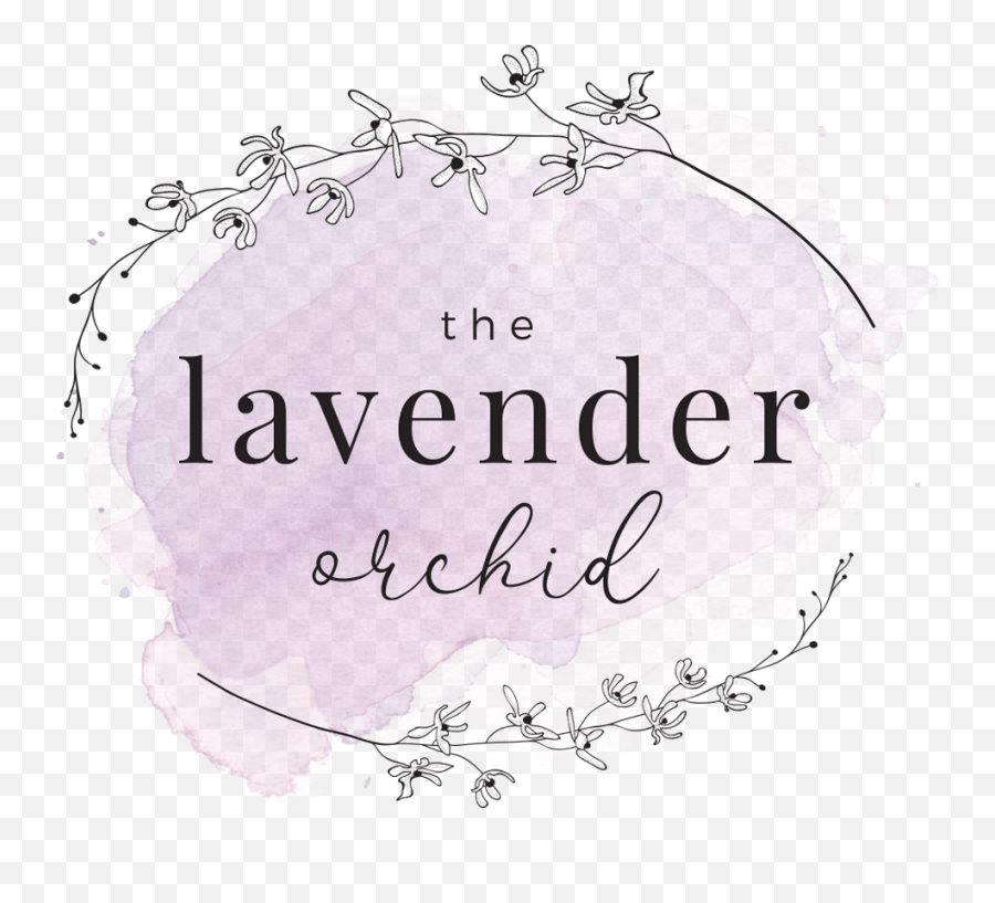 Lavender Watercolor Orchid Illustration - Decorative Png,Lavender Logo