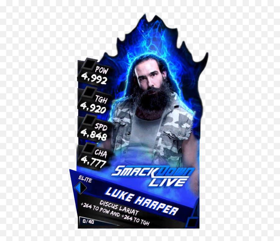 Luke Harper - Becky Lynch Wwe Supercard Season 2 Png,Luke Harper Png