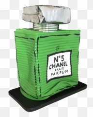 Chanel N5 Mini Green By Norman Gekko 2020 Sculpture Acrylic Aluminium - Singulart Cylinder png