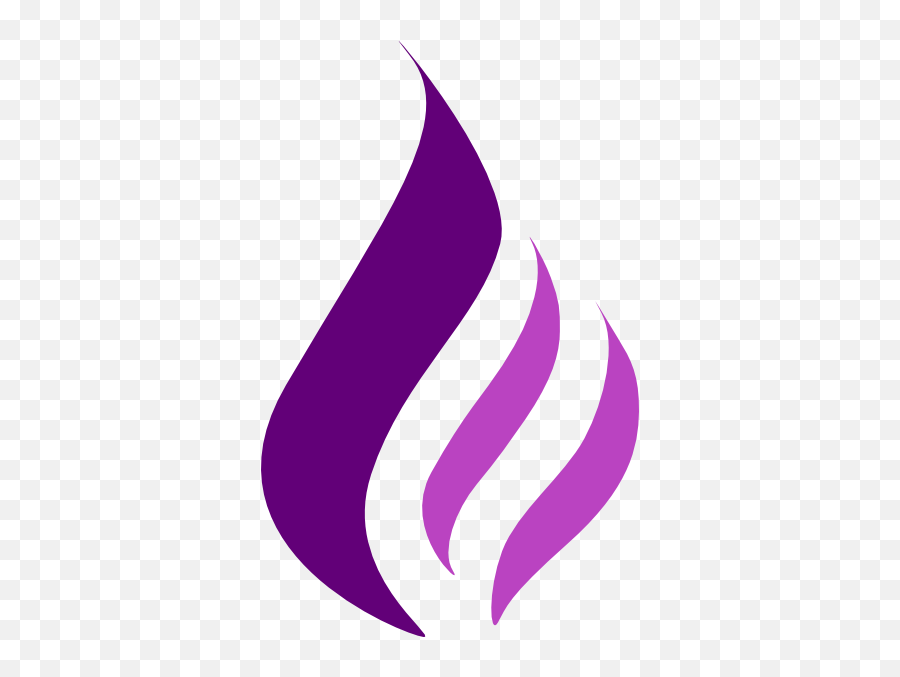 Purple Flame Logo Clip Art - Purple Flame Logo Png,Purple Flames Png