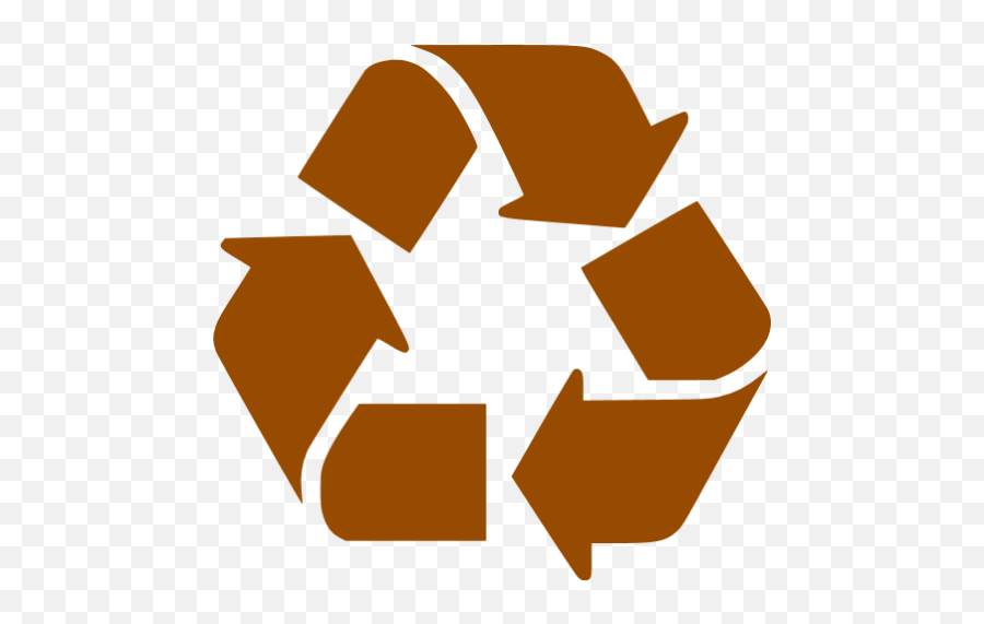 Brown Recycle Icon - Recycling Symbol Png,Recycling Icon
