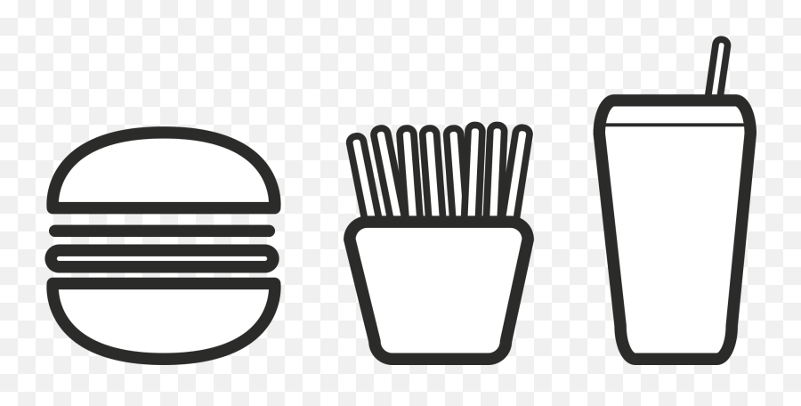 400 Free Restaurant U0026 Food Vectors - Pixabay Transparent Burger Clipart Black And White Png,Restaurant Building Icon