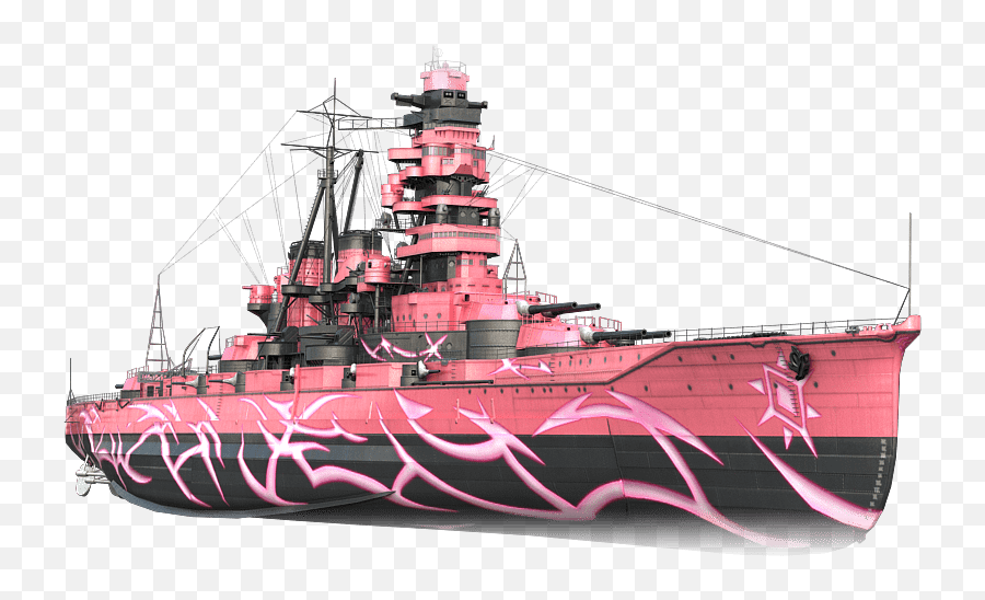 Arp Hiei - Wows Arp Hiei Png,World Of Warships Pink Ship Icon