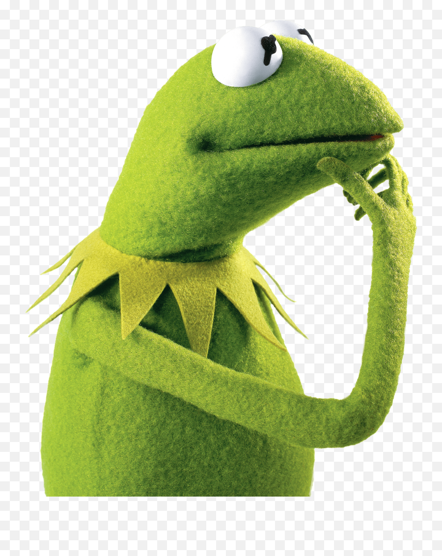 Frog Thinking Transparent Png - Kermit The Frog Profile,Kermit The Frog Png