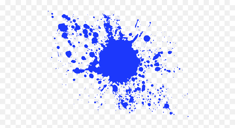 Blue Paint Splatter Png Download - Transparent Ink Splash Png,Blue Paint Png