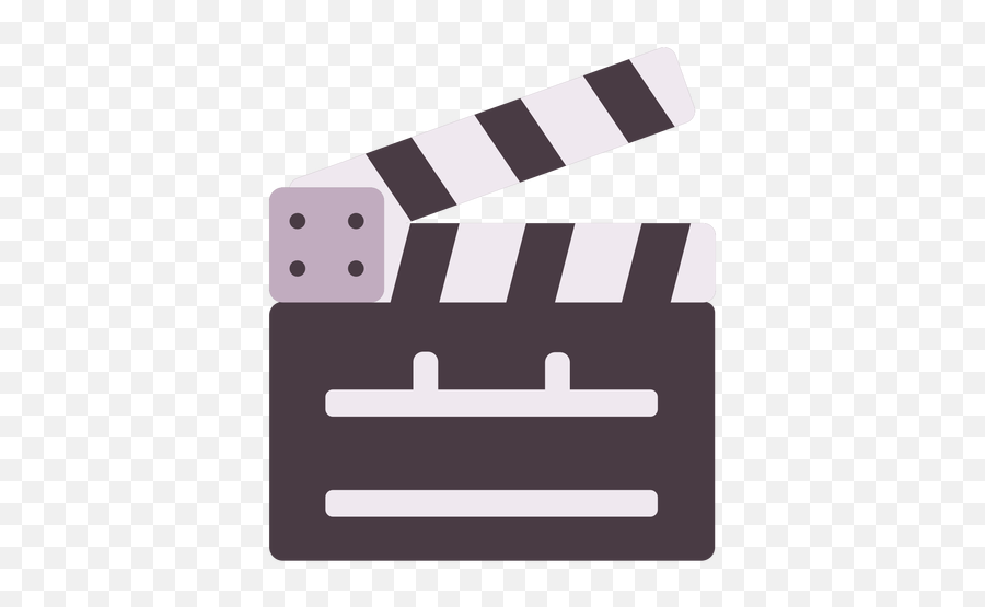 Film Clap Board Gray - Horizontal Png,Clapboard Icon Png