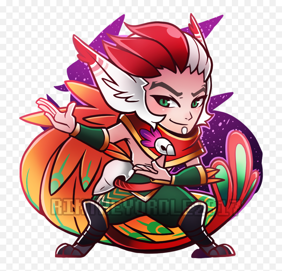 Rin Ar Twitter Finally Bed Time Xayahrakan Double - Rakan Png,Xayah Summoner Icon