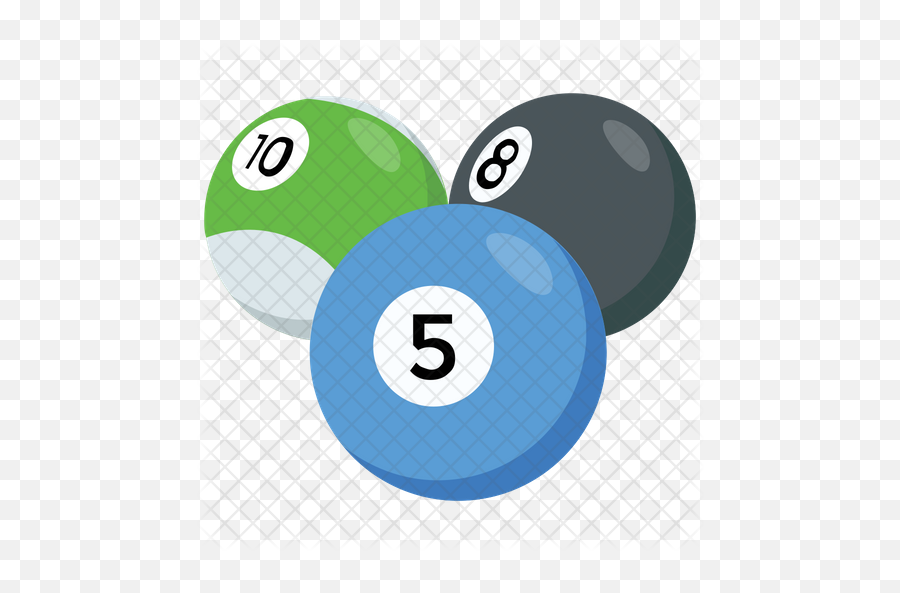 Billiard Icon - Pool Game Cartoon Png,Cue Ball Png