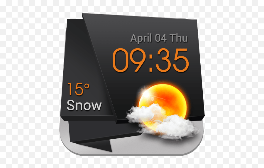 Download 3d Clock Current Weather Free Apk For Android - 3d Clock And Weather Png,Android Weather Icon