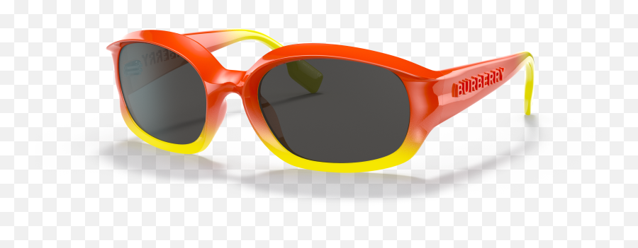 Burberry Be4338 Milton 56 Grey U0026 Orangeyellow Sunglasses - Full Rim Png,Ebba Zingmarke Icon