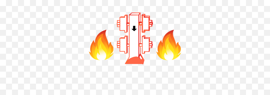 Investment Casting Process Methods - Vertical Png,Hot Fire Icon