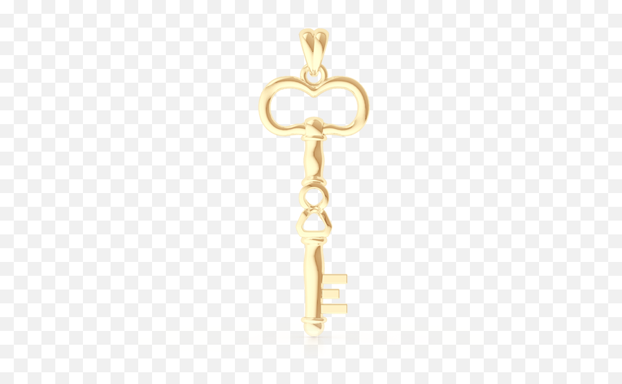 Classic Skeleton Key Pendant Necklace Bashert Jewelry - Solid Png,Skeleton Hand Icon