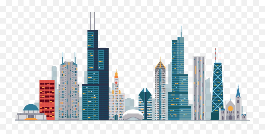 City Building Vector Png Transparent - City Building Vector Png,City Png