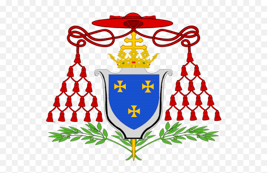 Fileblason Du Cardinal Césaire Mathieupng - Wikimedia Commons Cardinal Coat Of Arms Template,Cardinal Png