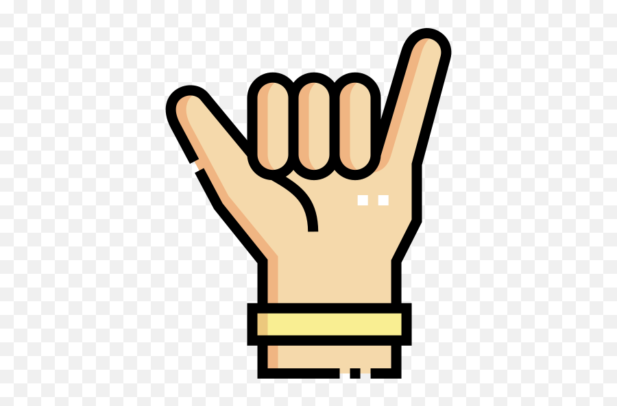 Shaka - Free Hands And Gestures Icons Icone Lit Vue Dessus Png,Asl Icon