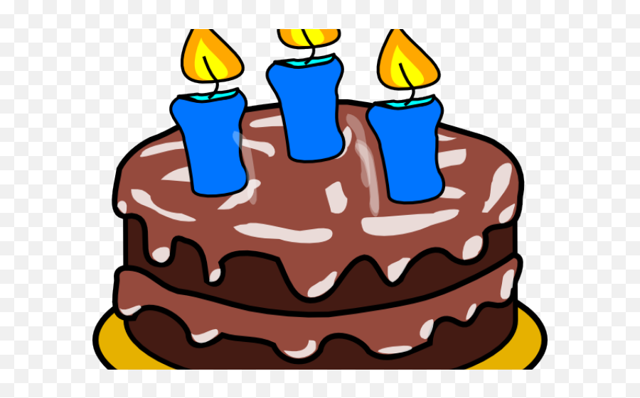 Birthday Cake Clipart Candle - Birthday Cake Clip Art Png,Birthday Cake Clipart Png