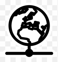 Globe Template Svg Jpg Eps Pdf Png Dxf Download Sc1952 - Digital Literacy Clipart Black And White