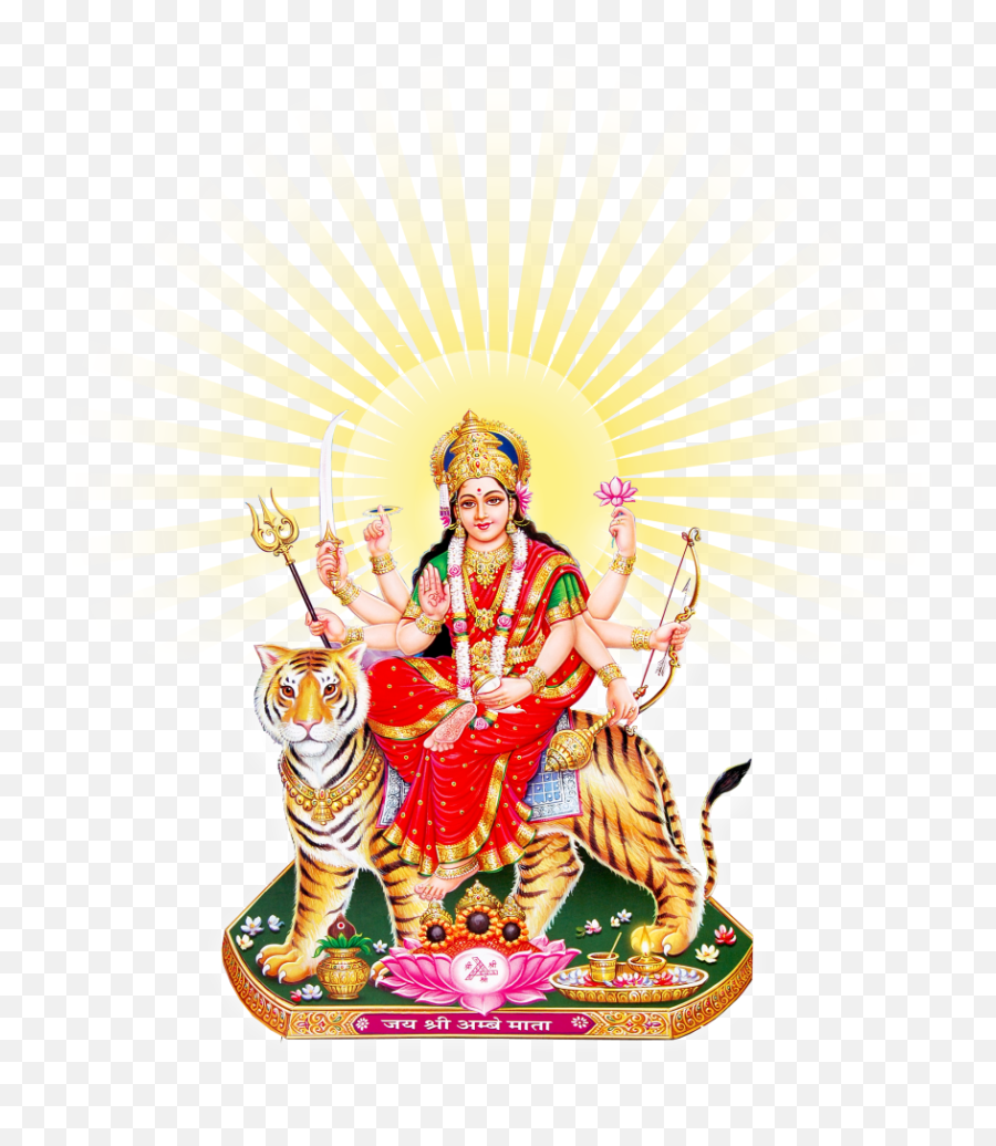 Goddess Durga Maa Png Hq Image - Durga Mata Png,Goddess Png
