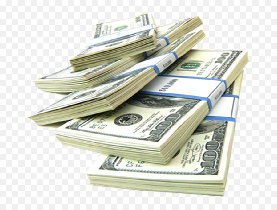 100 Dollar Bills Stacks Transparent - Much Is A Band Of Money Png,Hundred Dollar Bill Png