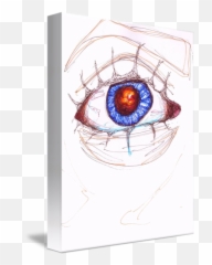 Fire In My Eyes By Katie Kay - Sketch Png,Fire Eyes Png