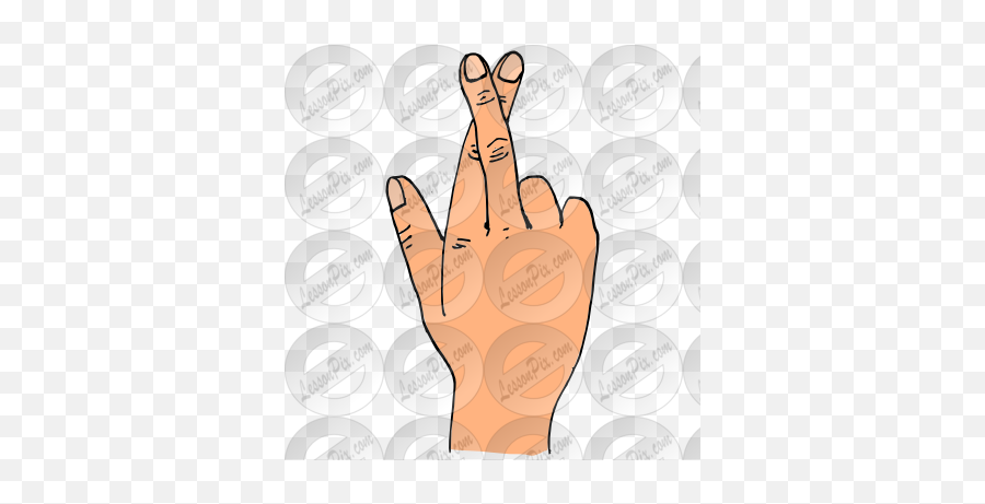Lessonpix Mobile - Hand Png,Fingers Crossed Png