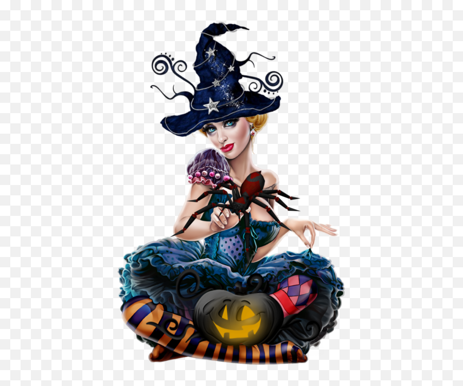 Illustration 3d Personnage Halloween - Witch Png,Halloween Transparent