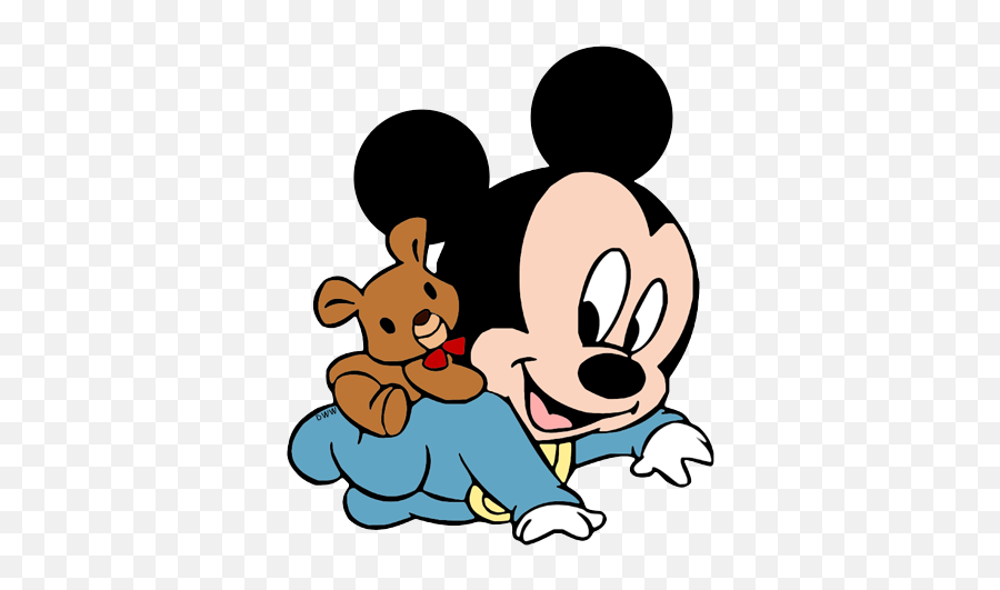 Baby Mickey And Minnie Mouse Png - Baby Mickey Mouse,Baby Minnie Mouse Png