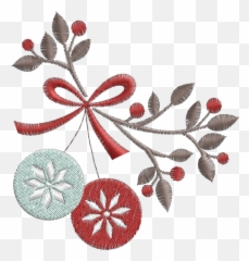 Download Hd Ornamentos De Natal - Needlework Png,Ornamentos Png