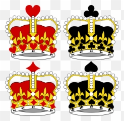 Free Playing Cards Clubs Download - King Crown Clipart png