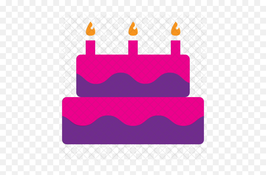 Birthday Cake Icon Of Flat Style - Clip Art Png,Birthday Cake Icon Png