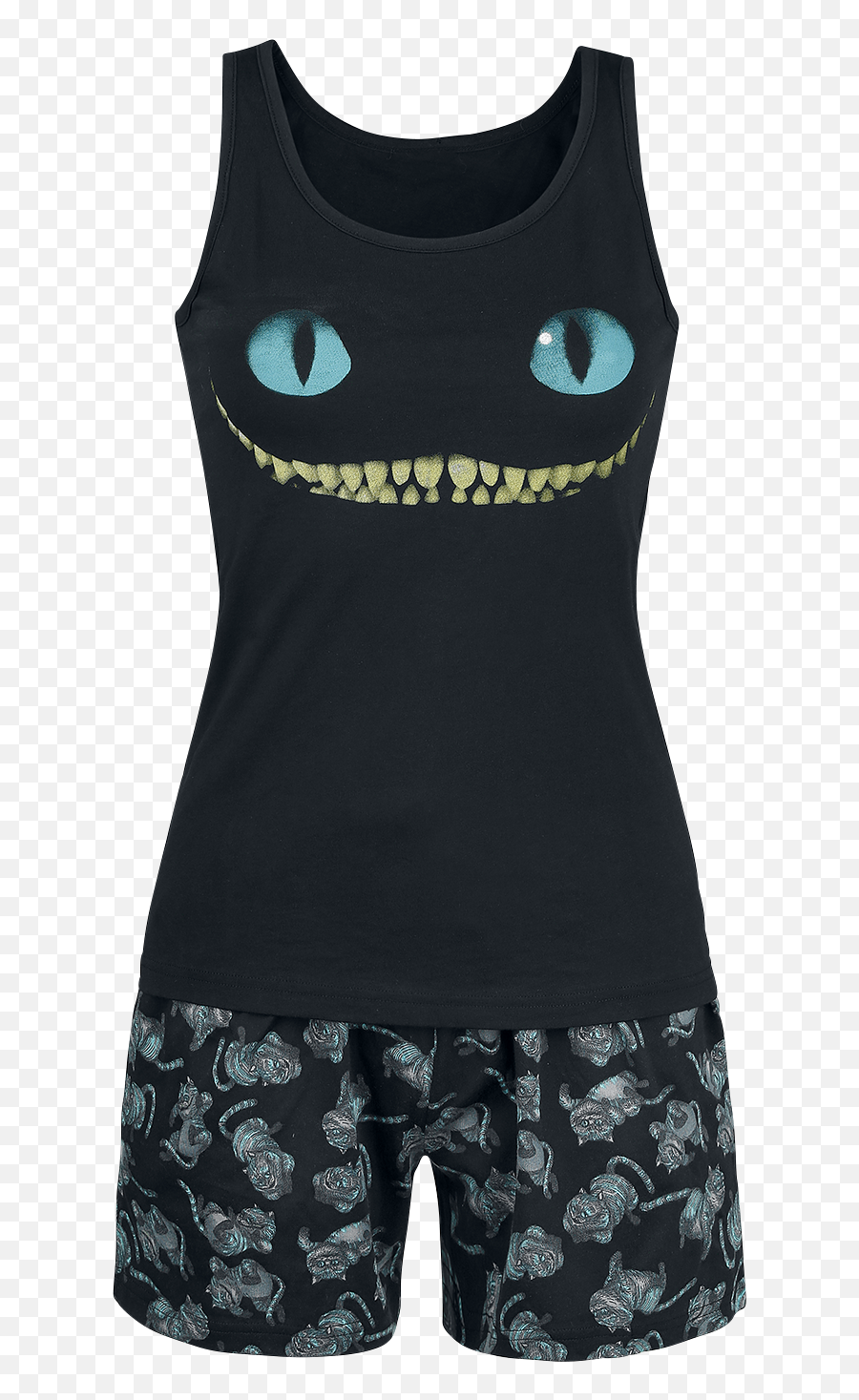 Alice In Wonderland - Cheshire Cat Smile Pyjamas Black Cheshire Cat Png,Cheshire Cat Png