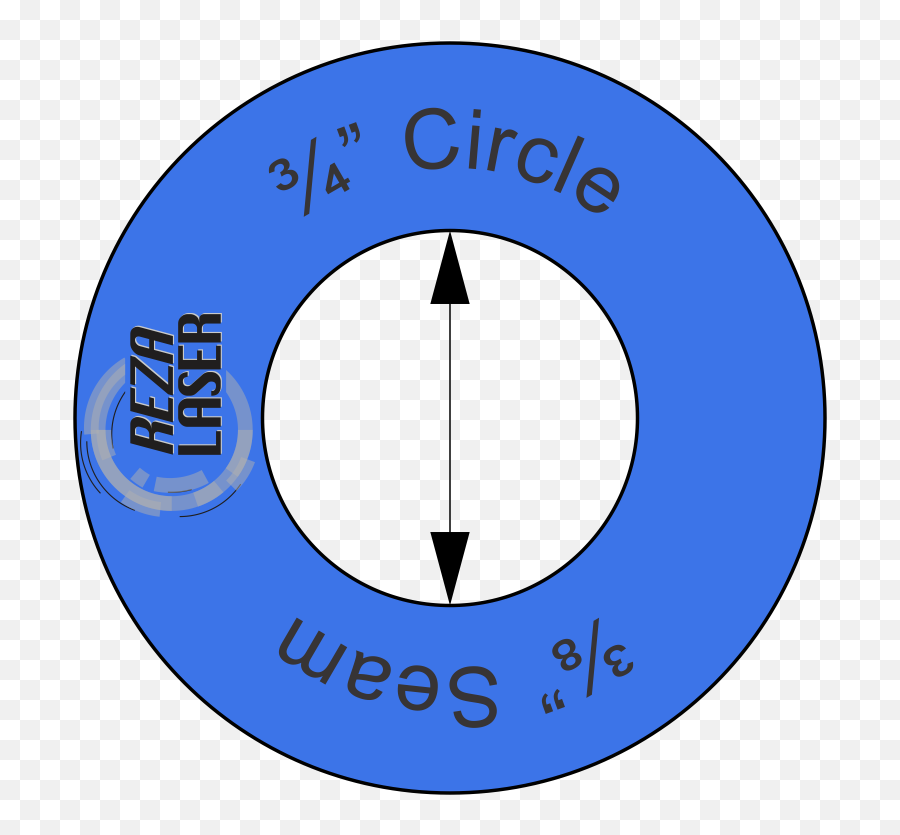 Circle Inch - Acrylic Template I Spy With Seam Allowance Fairfax County Png,Circle Logo Template