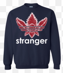 Stranger Things Adidas Logo Shirt - Get Lesbian For Christmas png