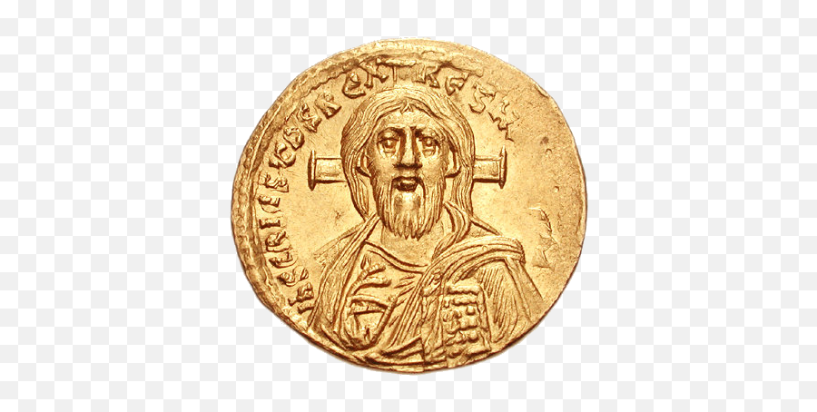 Christ Pantocrator Coin - Christ Pantocrator Bytantine Coins Png,Coin Png