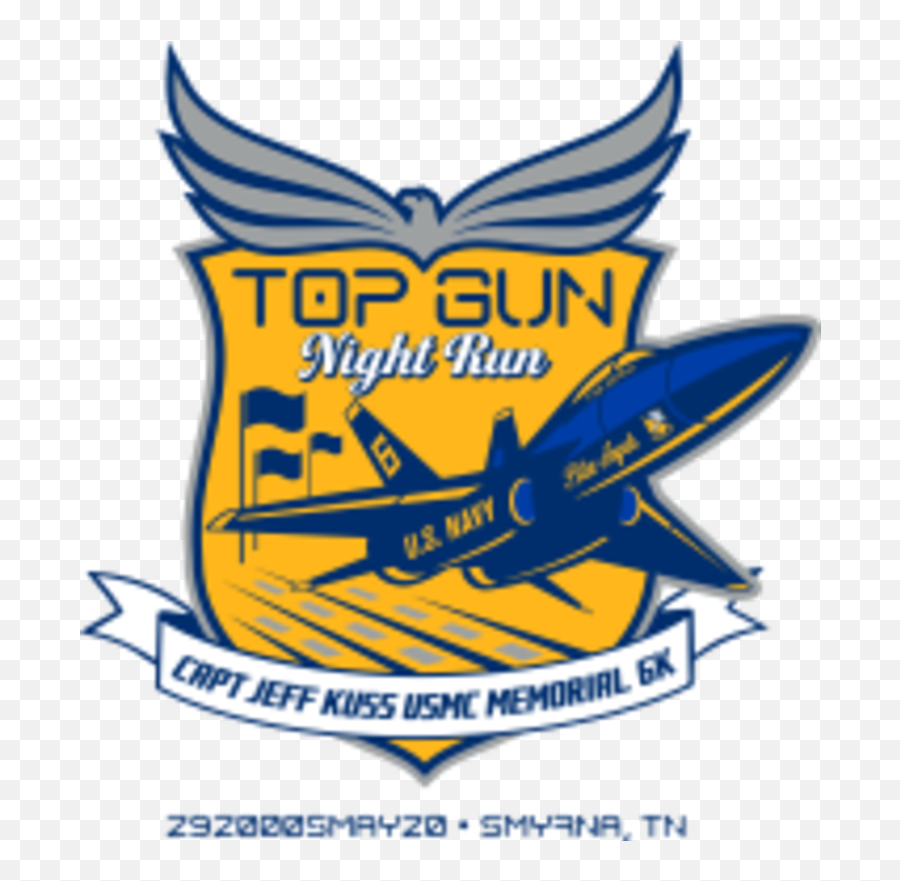 Top Gun Night Run 6k - Smyrna Tn Running Smyrna Blue Angel Memorial Png,Top Gun Png
