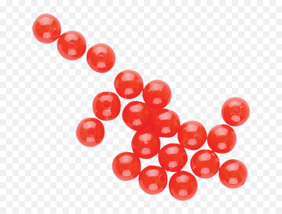 Download Round Beads Red - Red Beads Png,Beads Png