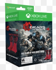 Xbox Live Gold 12 Month Membership With - Firearms png