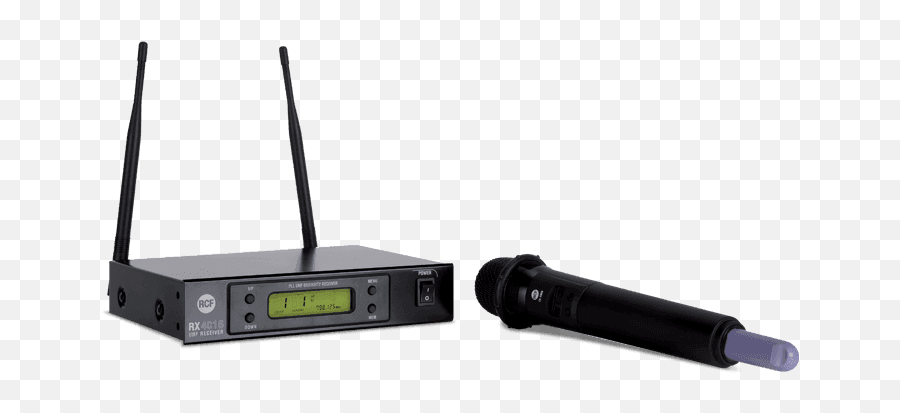 Uhf Wireless Microphones - Rcf Rx4016 Png,Radio Mic Png