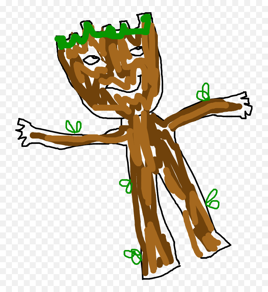 How To Draw Baby Groot Step By Drawing Beanocom - Groot Png,Baby Groot Png