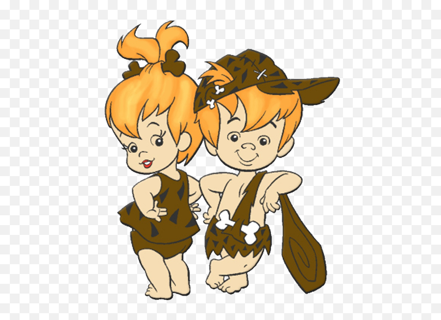 Baby Clip - Barney And Betty Rubble Png,Flintstones Png