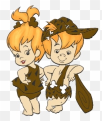 Baby Clip - Barney And Betty Rubble Png,Flintstones Png