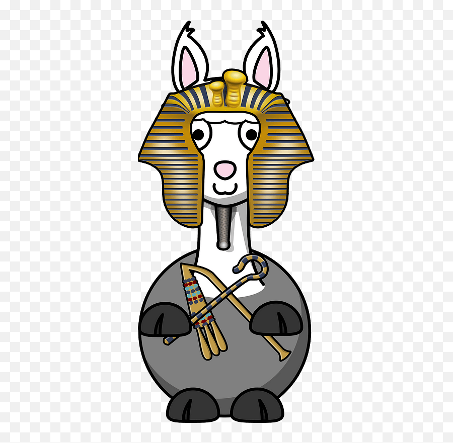Llama Pharaoh Clipart Free Download Transparent Png - Cartoon Llama Clipart,Pharaoh Png