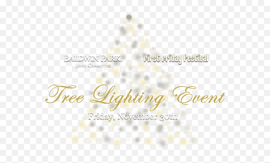 Baldwin Park Tree Lighting Event Orlando Fl - Christmas Day Png,Christmas Tree Lights Png