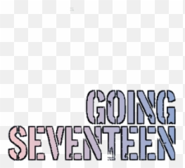 Going Seventeen Fan Colors - Support Campaign Twibbon Logo Rose Quartz Serenity png