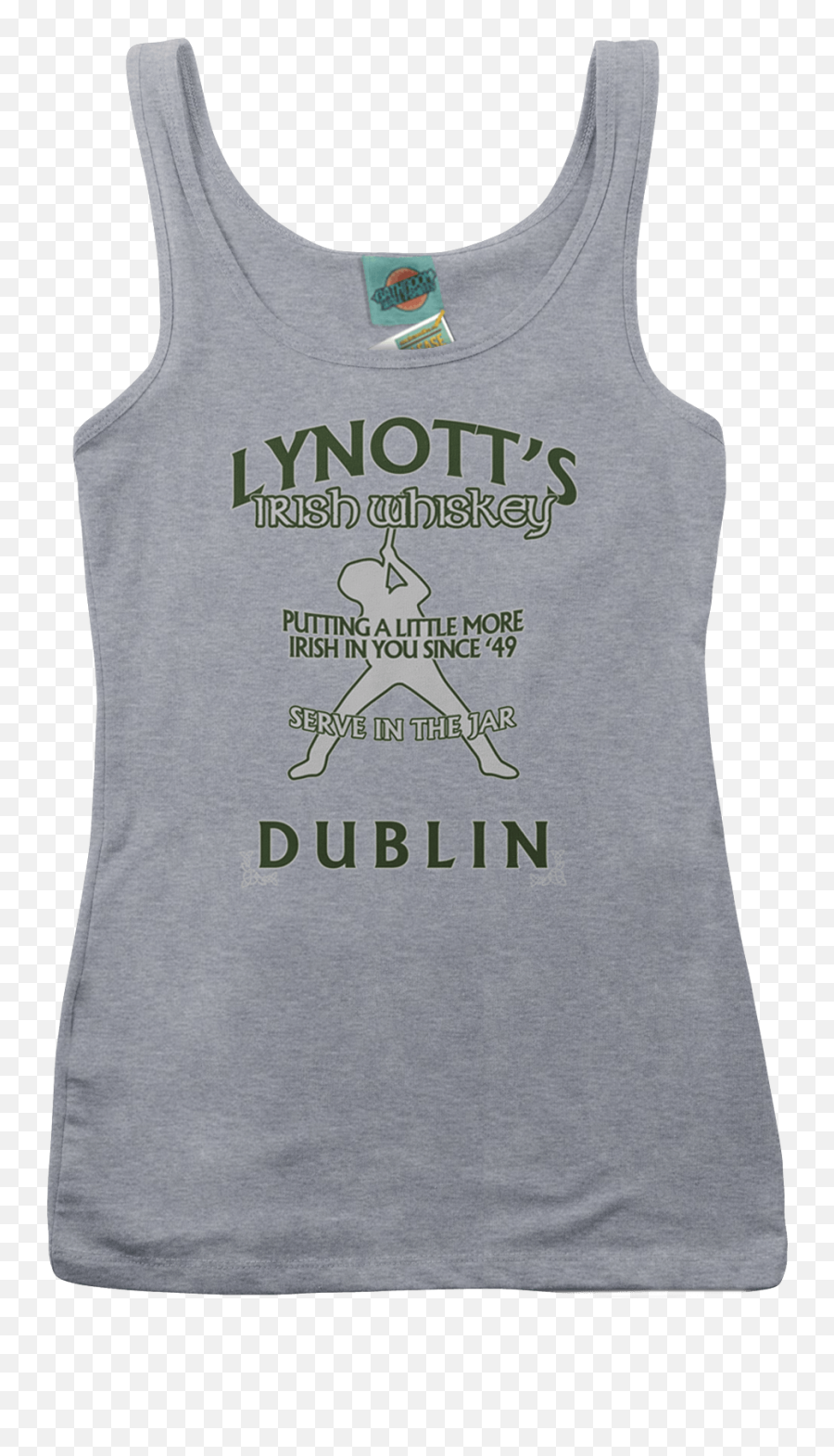 Phil Lynott Lynotts Irish Whiskey Thin - Active Tank Png,Thin Lizzy Logo