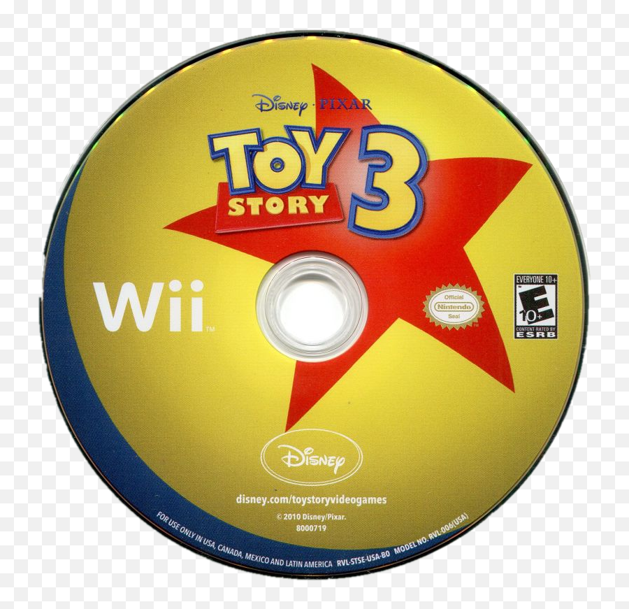 Toy Story 3 Details - Toy Story 3 Wii Disc Png,Toy Story 3 Logo