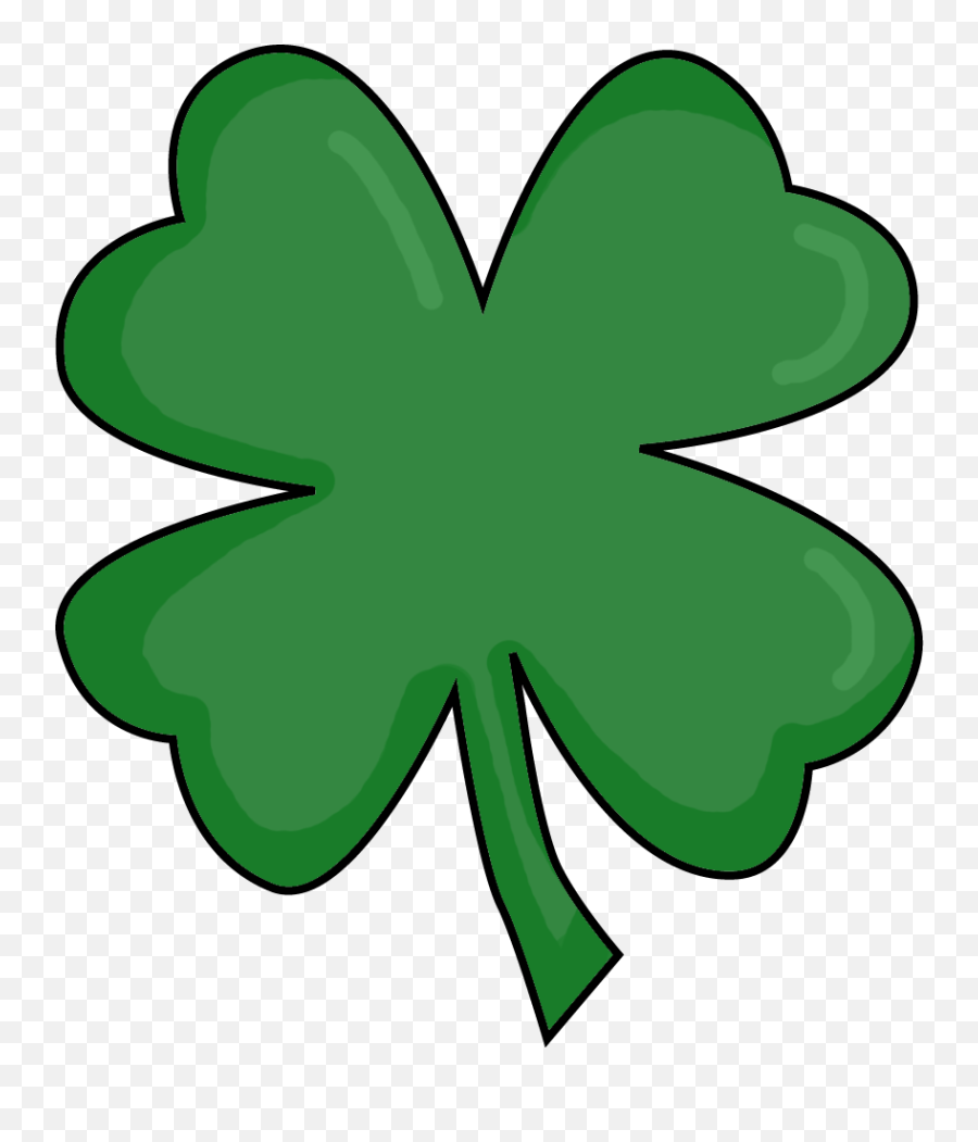 Library Of Shamrock W A Face Image - Four Leaf Clover Clip Art Png,Shamrock Clipart Png