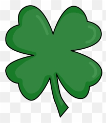 Library Of Shamrock W A Face Image - Four Leaf Clover Clip Art Png,Shamrock Clipart Png