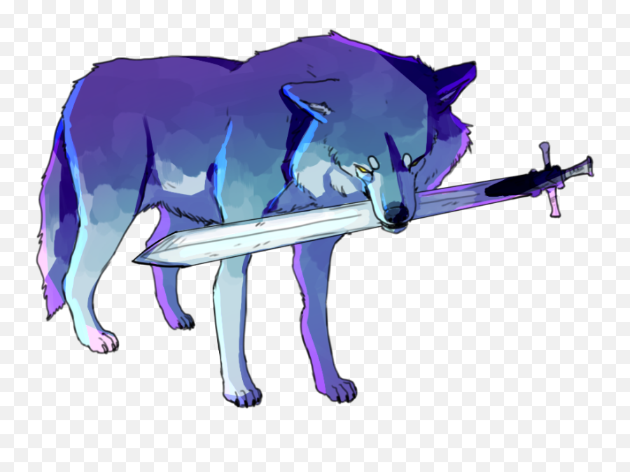 Great Grey Wolf - Great Wolf Sif Draw Png,Wolf Cartoon Png